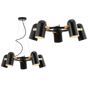 Eugenio Adjustable Metal LED Chandelier - JONATHAN Y
